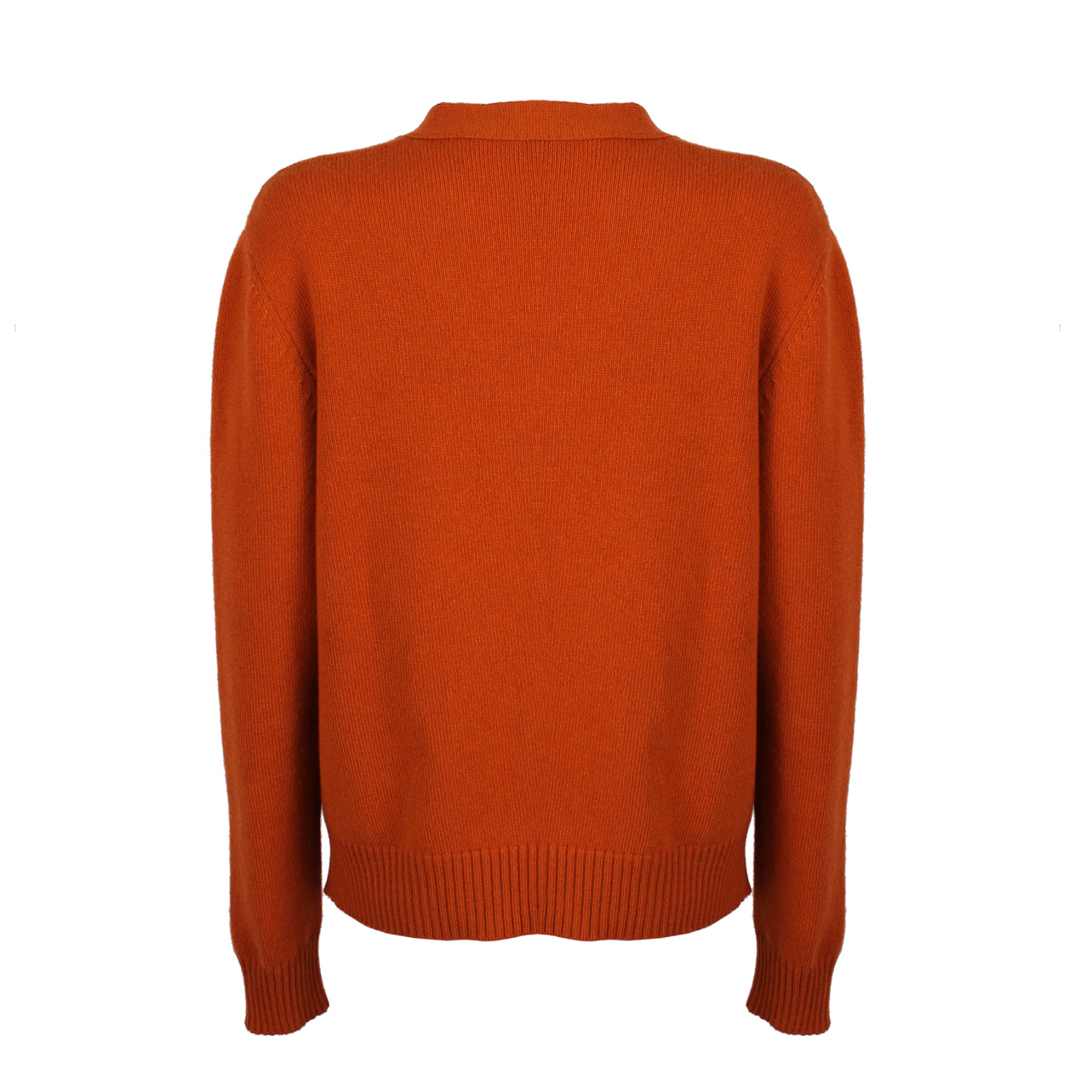 Cardigan-orange-retro